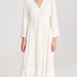 PQ Swim Cream Long Sleeve Dress